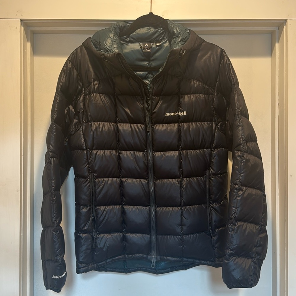 mont-bell 800 fill down puffy coat